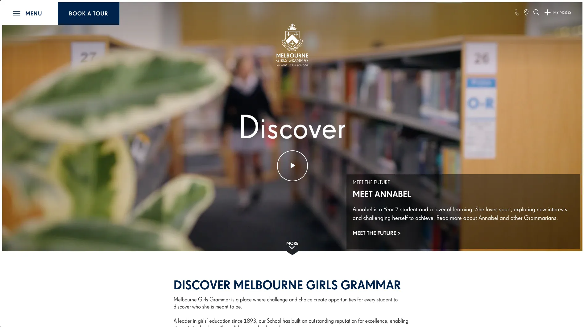 Melbourne Girls Grammar Website